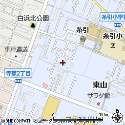 兵庫県姫路市東山138周辺の地図