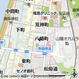 岡山県高梁市八幡町周辺の地図