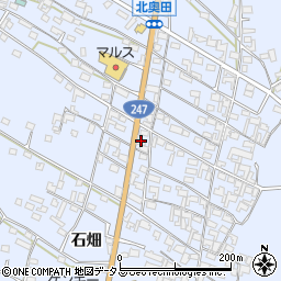 愛知県知多郡美浜町奥田石畑25-1周辺の地図