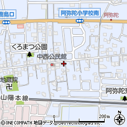 兵庫県高砂市阿弥陀町阿弥陀1449周辺の地図