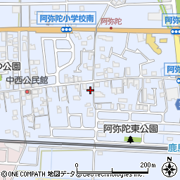 兵庫県高砂市阿弥陀町阿弥陀1416周辺の地図