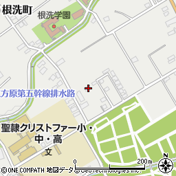 静岡県浜松市中央区根洗町736周辺の地図