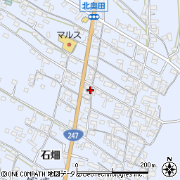 愛知県知多郡美浜町奥田石畑25周辺の地図