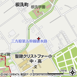 静岡県浜松市中央区根洗町743周辺の地図