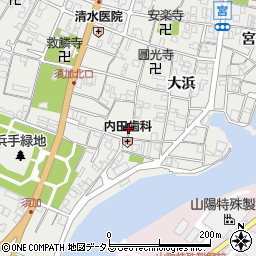 兵庫県姫路市飾磨区須加108周辺の地図