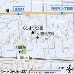 兵庫県高砂市阿弥陀町阿弥陀1049周辺の地図