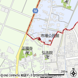 静岡県袋井市上山梨1005周辺の地図