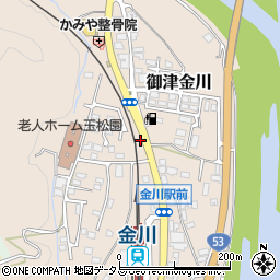 大内石油株式会社　金川営業所周辺の地図