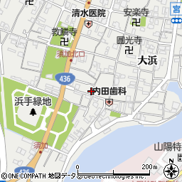 兵庫県姫路市飾磨区須加58周辺の地図