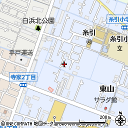 兵庫県姫路市東山141周辺の地図