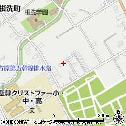 静岡県浜松市中央区根洗町737周辺の地図