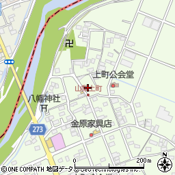 静岡県袋井市上山梨1186-1周辺の地図
