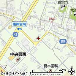 加古川東神吉郵便局 ＡＴＭ周辺の地図