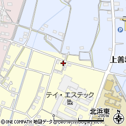 静岡県浜松市浜名区善地107周辺の地図