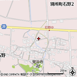 兵庫県三木市別所町石野754周辺の地図