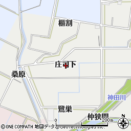 愛知県豊橋市石巻本町庄司下周辺の地図