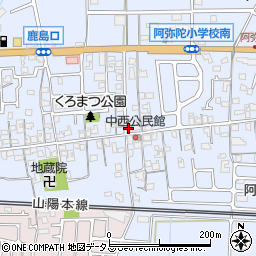 兵庫県高砂市阿弥陀町阿弥陀1072周辺の地図