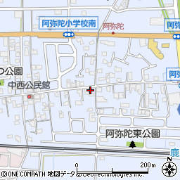 兵庫県高砂市阿弥陀町阿弥陀1119周辺の地図