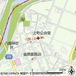 静岡県袋井市上山梨1100周辺の地図