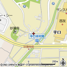 静岡県浜松市浜名区平口3095周辺の地図