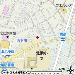 静岡県浜松市浜名区西美薗200-1周辺の地図