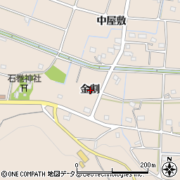 愛知県豊橋市石巻町金割周辺の地図