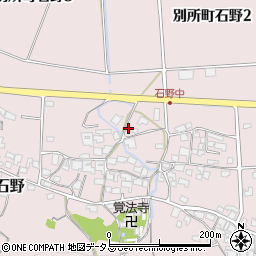 兵庫県三木市別所町石野754-2周辺の地図