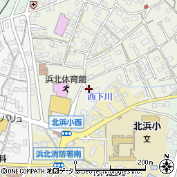 静岡県浜松市浜名区西美薗75周辺の地図
