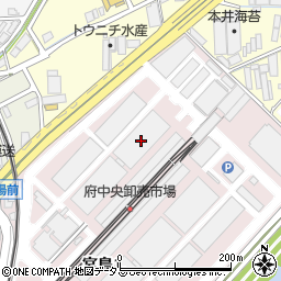 大阪府中央卸売市場　食品衛生検査所周辺の地図