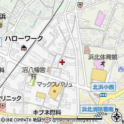 静岡県浜松市浜名区沼312周辺の地図
