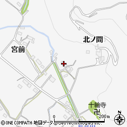 愛知県豊橋市嵩山町北ノ間周辺の地図