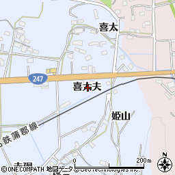 愛知県西尾市吉良町乙川喜太夫周辺の地図