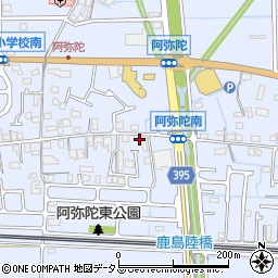 兵庫県高砂市阿弥陀町阿弥陀1245周辺の地図