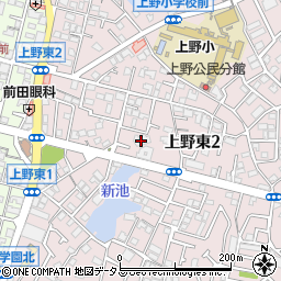 リブレ上野東周辺の地図