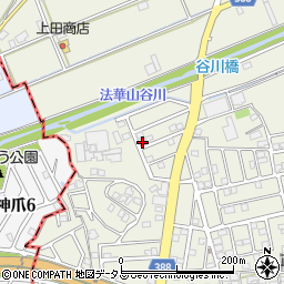 兵庫県加古川市西神吉町岸790-12周辺の地図