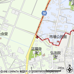 静岡県袋井市上山梨1012-1周辺の地図