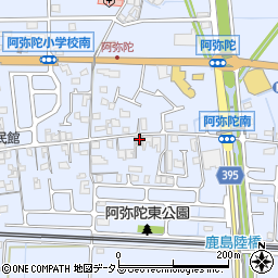 兵庫県高砂市阿弥陀町阿弥陀1266周辺の地図