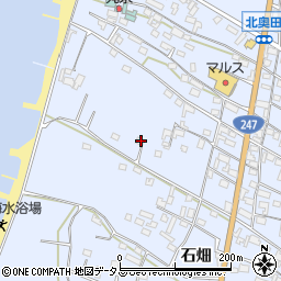 愛知県知多郡美浜町奥田石畑127周辺の地図