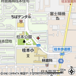 大阪府高槻市柱本新町12周辺の地図