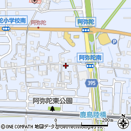 兵庫県高砂市阿弥陀町阿弥陀1246周辺の地図