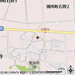 兵庫県三木市別所町石野747周辺の地図