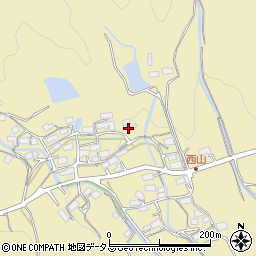 三重県伊賀市西山周辺の地図