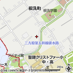 静岡県浜松市中央区根洗町644周辺の地図