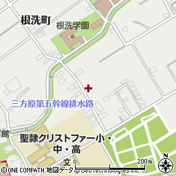 静岡県浜松市中央区根洗町739周辺の地図