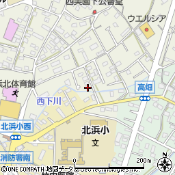 静岡県浜松市浜名区西美薗196周辺の地図