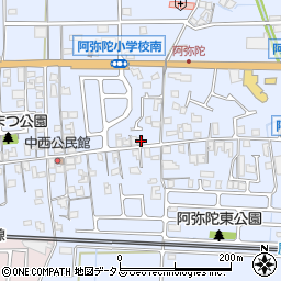 兵庫県高砂市阿弥陀町阿弥陀1117周辺の地図
