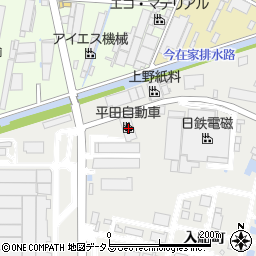 平田自動車周辺の地図