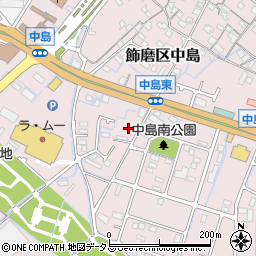 兵庫県姫路市飾磨区中島570周辺の地図