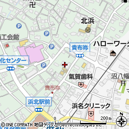 静岡銀行　浜北ローンセンター周辺の地図