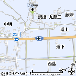 愛知県西尾市吉良町乙川六郎衛周辺の地図